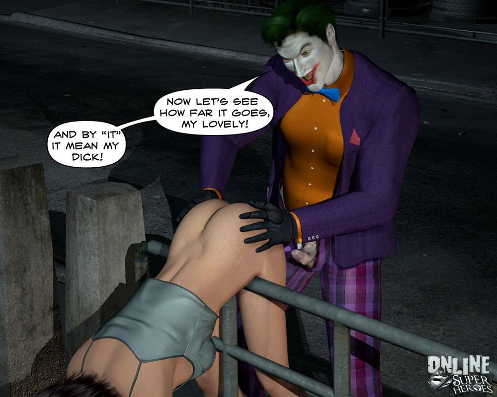 Joker Flequillo Un Caliente nena en el Callejón