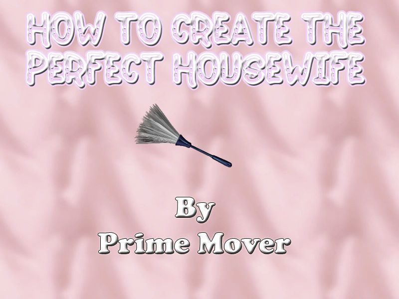 Como para criar o Perfeito dona de casa
