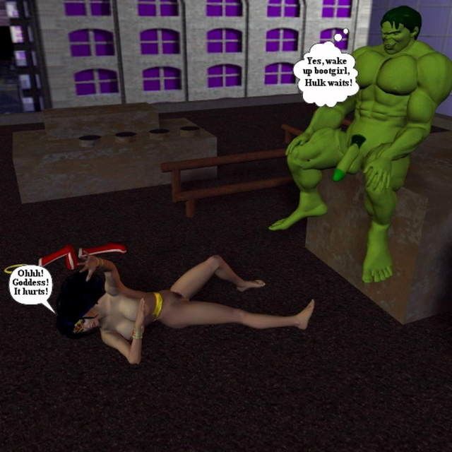w niesamowite Hulk przeciwko ciekawe kobieta - część 2