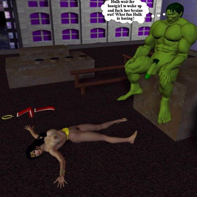 il incredibile hulk versus meraviglia donna - parte 2
