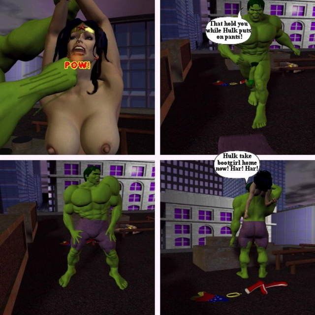 The Incredible Hulk Versus Wonder Woman - part 3
