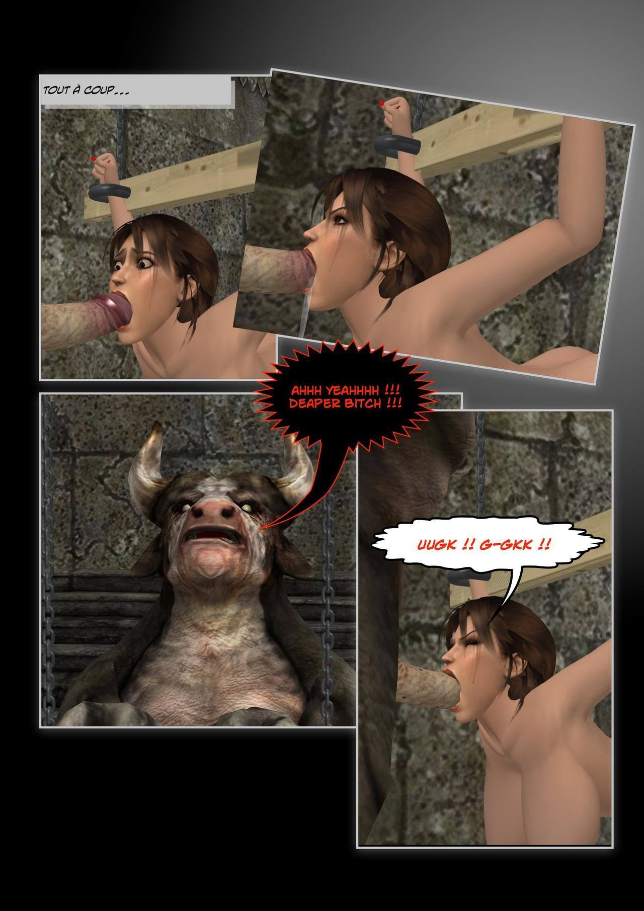 Lara Croft đấu với những minotaurus Wip - phần 2