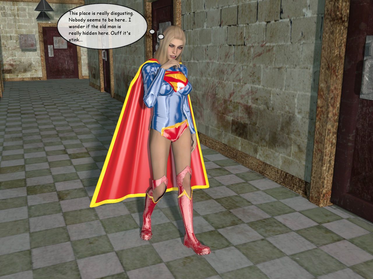 terug naar De verleden met in de hoofdrol supergirl
