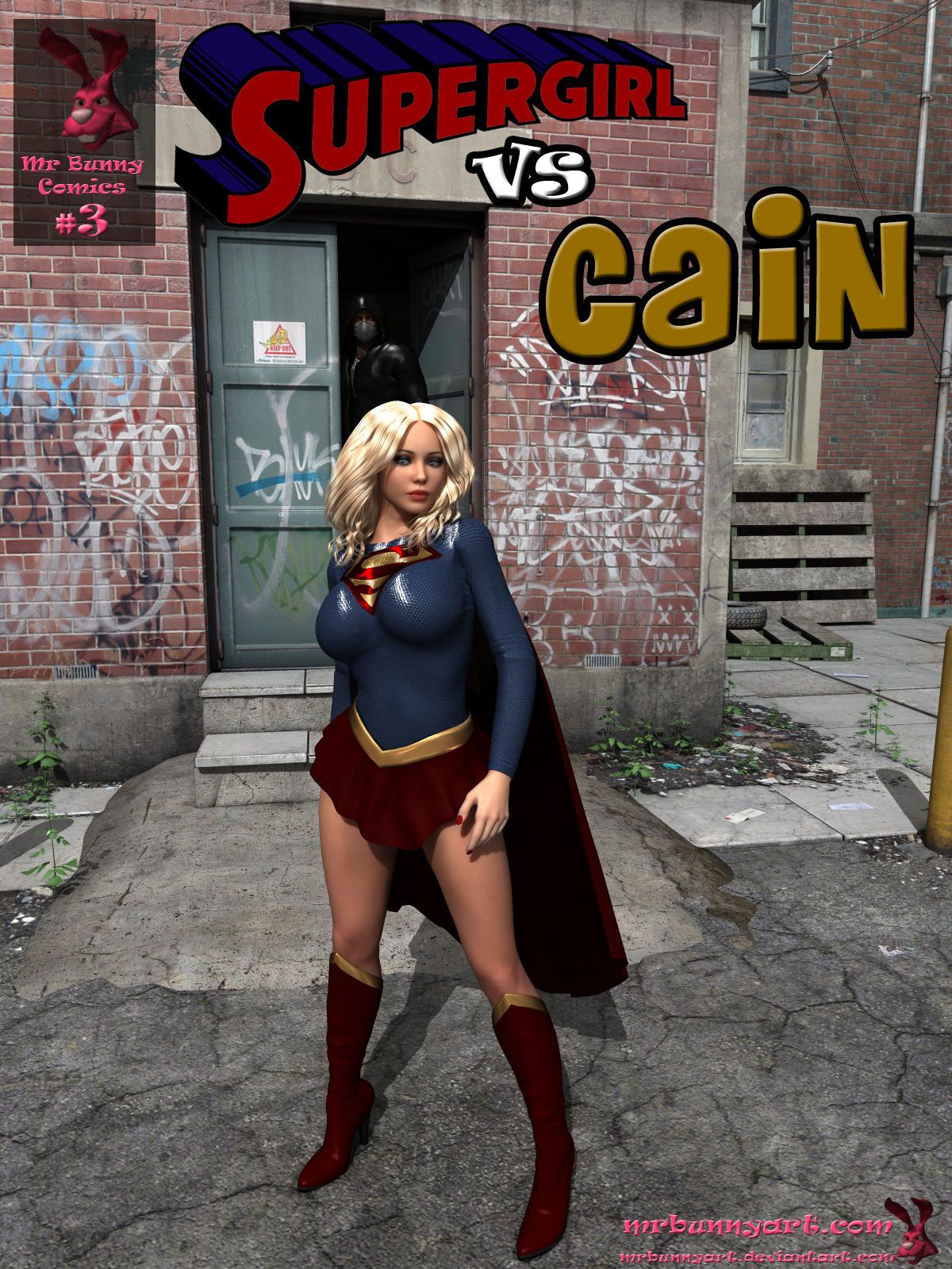supergirl vs Caim