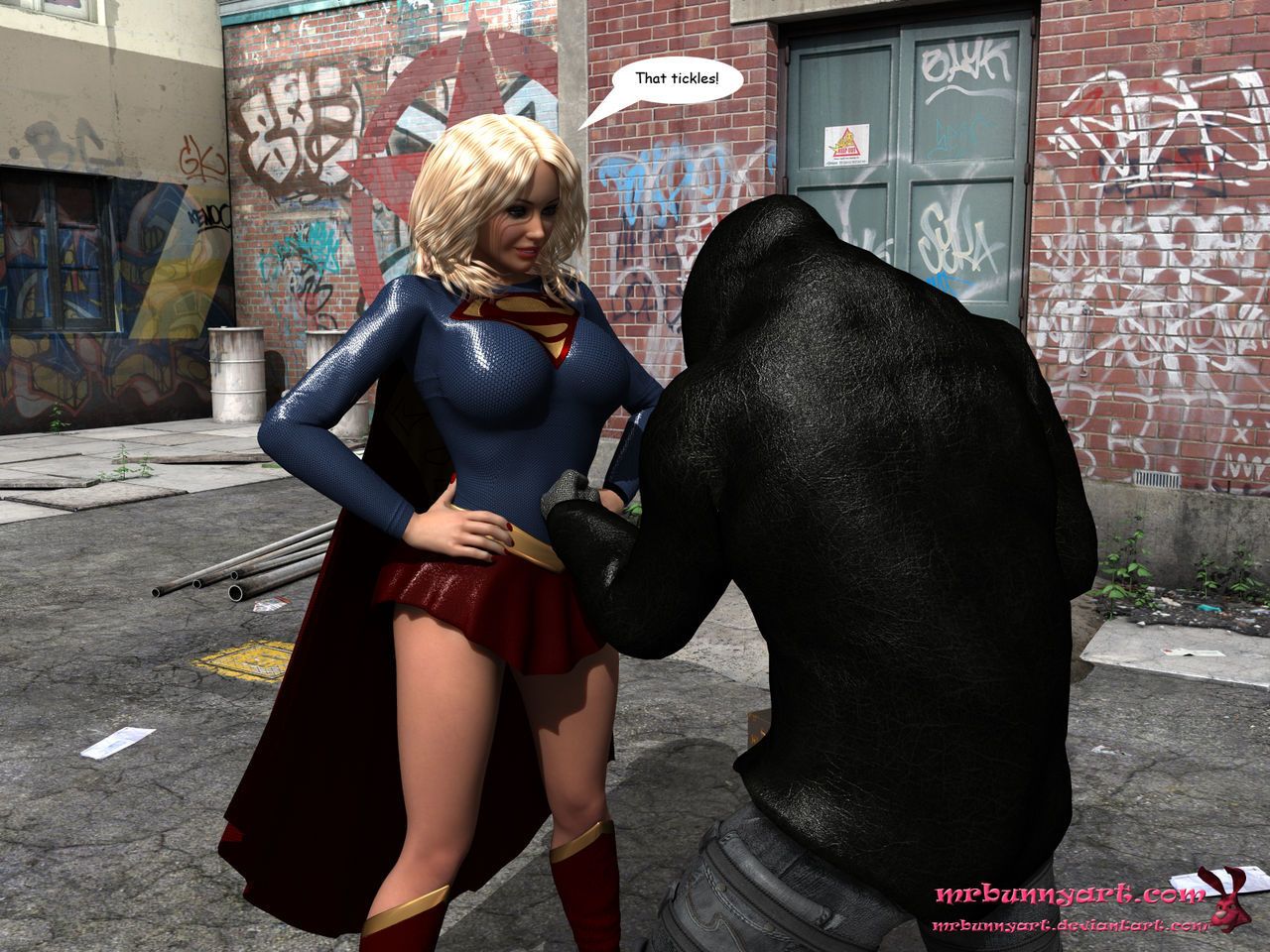 supergirl đấu với Cain