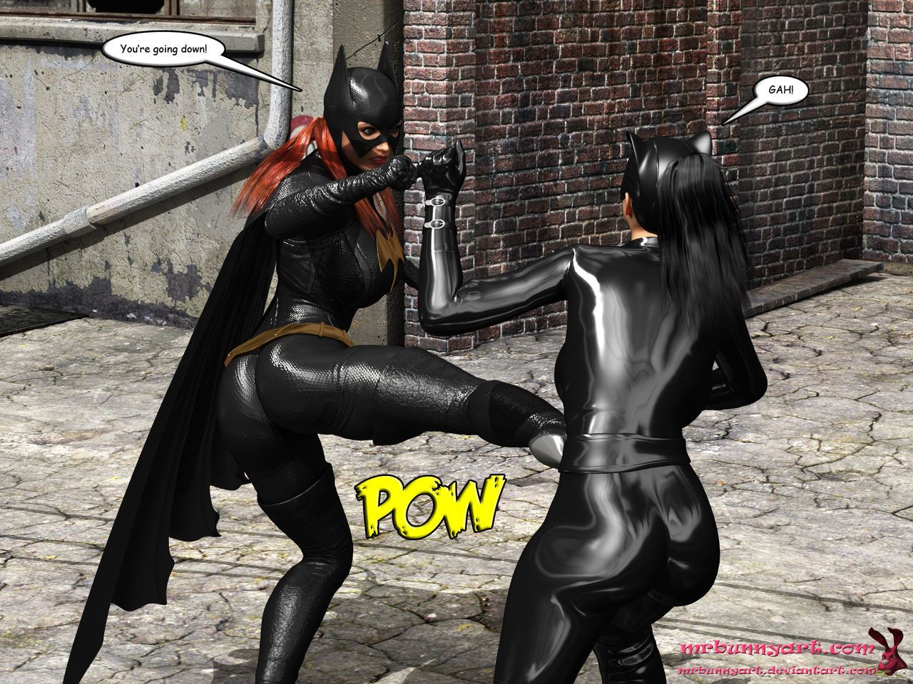 batgirl vs Caim