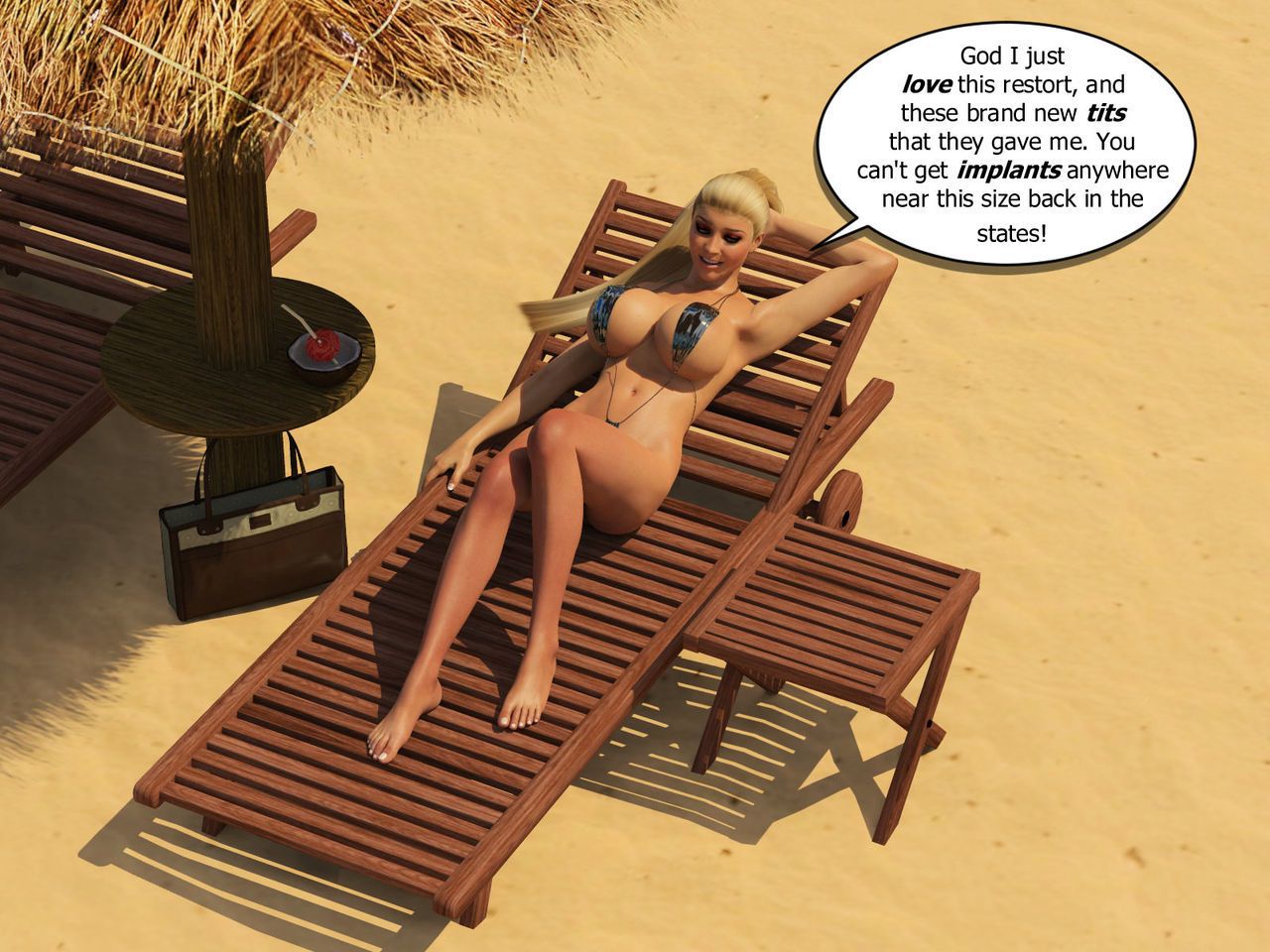 Plaża bikini wpływ do Lalka