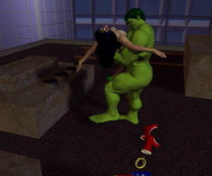 O incrível hulk versus maravilha mulher parte 3