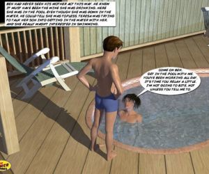 Comics Mom and Son Pool Side- 1st timer, blowjob  anal