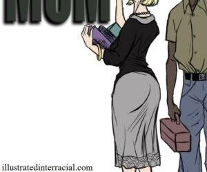 Comics Mom- illustrated interracial anal