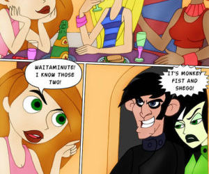 Comics Kim Possible – In the Rest Room, group  kim possible