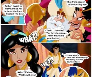 Comics Aladdin- fucker from Agrabah - part 5, group  blowjob