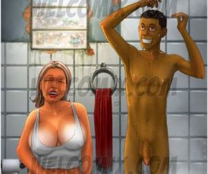 Comics Brazilian Slumdogs 2- Sharing Bathroom, blowjob , welcomix  All