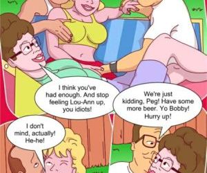 comics König der Hill gezeichnet Sex, Familie Gruppe