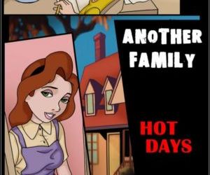fumetti Un altro famiglia 6 caldo giorni, comix incesto Incesto