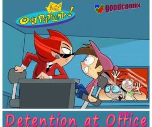 Comics Fairly Odd Parents- Detention At Office, comix incest  incest