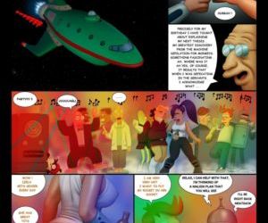 comics Futurama ein unanständig proposition, blowjob , flotter Dreier Doppel penetration