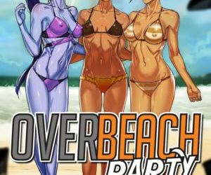 Comics Ganassa- Overbeach Party, pussy licking , threesome  milf