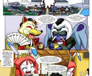 histórias em quadrinhos Samurai pizza gatos, palcomix peludos
