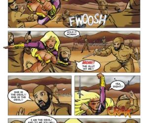 fumetti Sahara vs talebani 1 parte 2, supereroi bondage