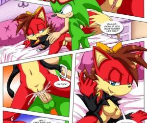 komiksy Oto A Źle Lis, puszysty Sonic w jeż