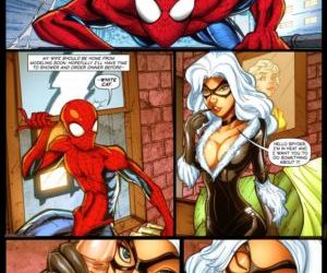 Comics Spydersperm 1, threesome , cheating  superheroes