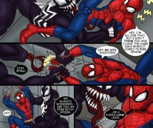 fumetti Spider uomo, trio , supereroi Iceman Blu