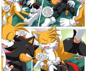 Comics Shadow And Tails, threesome , furry  sonic-the-hedgehog