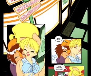Comics Peaches And Cream - Midnight Milkshake, furry  lesbian & yuri & girls only