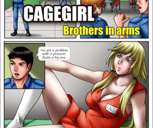 Cagegirl fratelli in braccia
