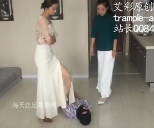 Two Asian Mistresses Beating Up Man