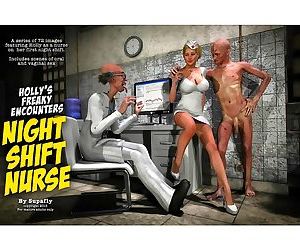 holly’s अजीब मुठभेड़ों रात बदलाव नर्स