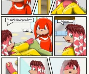 Knuckles And Lara-Les Shower
