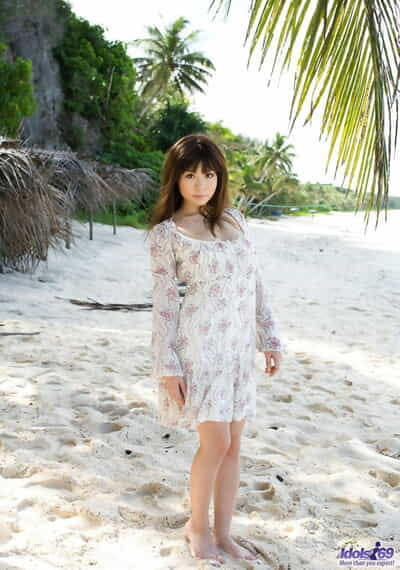 gợi cảm nhật bản :cô gái: Aya Hirai được trần truồng trên một Nhiệt đới Bãi biển trong đơn hành động