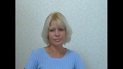 Blonde Russisch Reifen Mama Casting 1