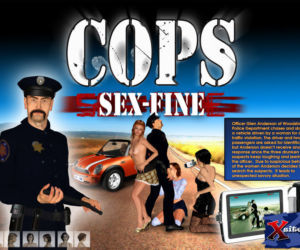les flics Sexe Fine 3d