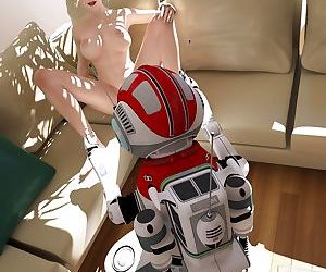 Muhteşem Bebeğim alır Cinsel ile onu robot Yardımcısı ..