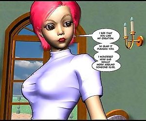 Shemale mistress french maid 3d cartoon comics anime toon..