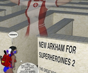 Mới arkham cho superheroines 2 những Tuyệt vời trốn thoát
